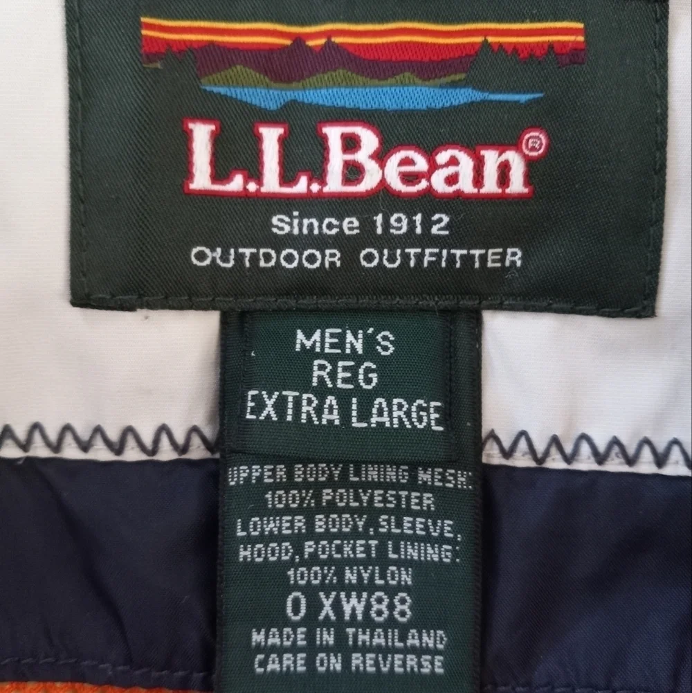 L.L.Bean Men's Windstopper Hooded JACKET. XL Reg. EUC